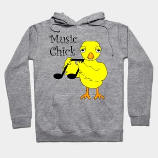 Music Chick Text Hoodie